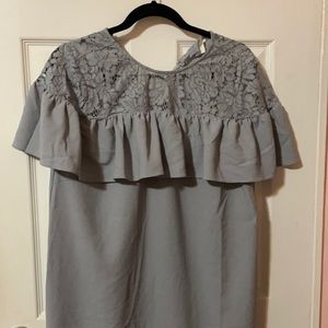 H&M floral/ruffle top dress